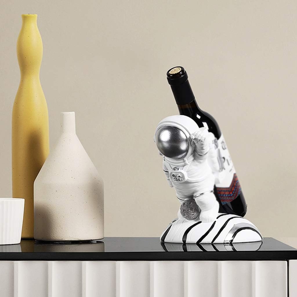Wine Racks Wine Stand Creative Wine Rack Decoration Wine Cabinet TV Cabinet Display Decoration Wine Storage Rack Desktop Decorations Light Luxury Style Ideal Decoration For s And Bars (B 19.3 * 13.9* image 3