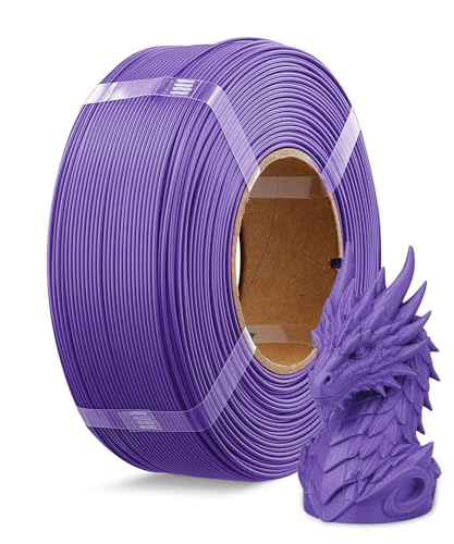 OVERTURE High Speed Refill PLA+ 3D Printer Filament 1.75mm, 1kg Purple