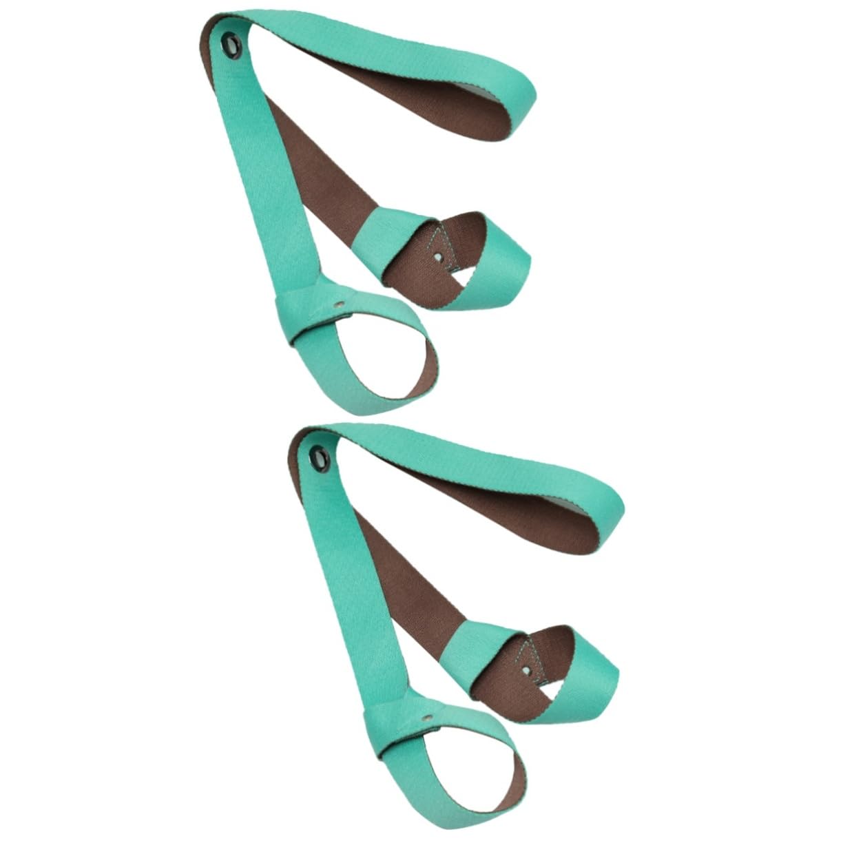 Mikikit 2pcs Practical Tension Band Fitness Yoga Stretching Belt Yoga Mat Sling Resistance Band