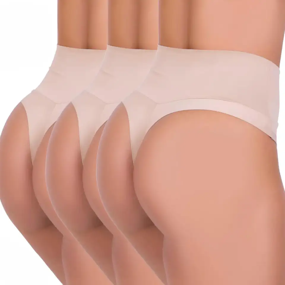 Calcinha Fio Dental Modeladora - Cintura Alta com Cós Duplo | Lingerie Pós-Parto e Fitness