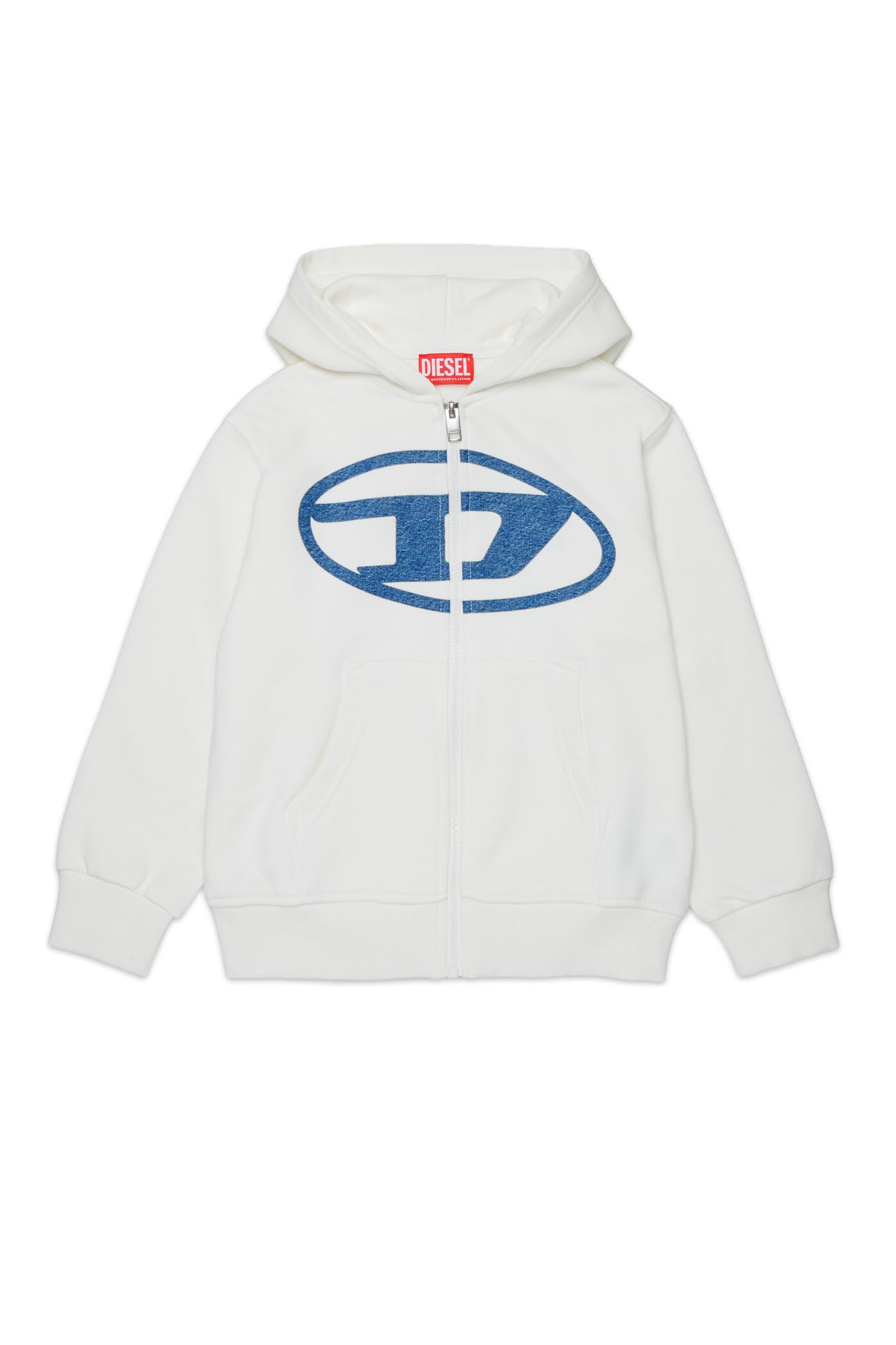 Boys' Hooded Sweatshirt With Logo and Maxi Logo