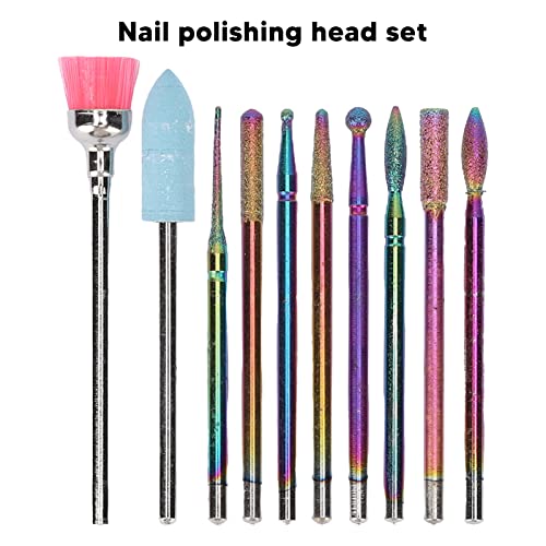 Juego de puntas para taladro de uñas en acero tungsteno miniatura 5