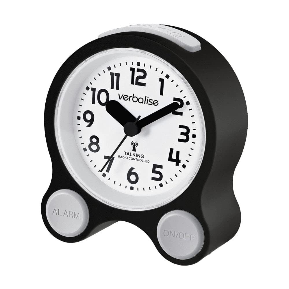 Verbalise VTC-05 Radio Controlled Talking Clock (Gunmetal