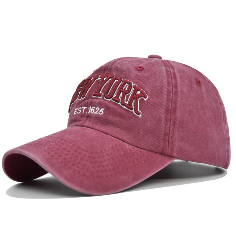 Gorra de béisbol de algodón lavado para hombre y mujer