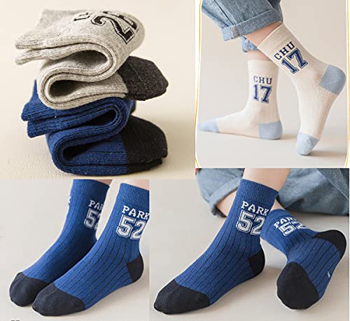 ZEGYES - Set di 10 paia di calzini in cotone