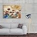 Wieco Art Blooming Poppies Large Colorful Flowers Pictures Paintings on Canvas Wall Art Modern Stretched and Framed Floral Giclee Canvas Prints Artwork for Living Room Bedroom Home Office Decor L