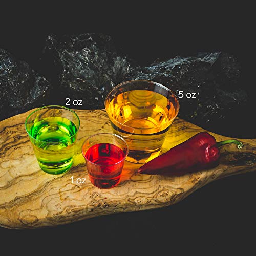 Plasticpro 2 Oz Shot Glasses Crystal Clear Disposable Hard Plastic Shot Cups - Tumblers, Great For Whiskey, Jello, Shots, Tasting, Sauce, Dips, Samples Pack Of 50 #TOP3