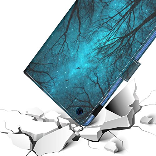 Dteck Case For Ipad Mini 1/2/3/4/5 - Slim Fit Premium Pu Leather Multi-Angle View Folio Stand With Auto Wake/Sleep Smart Wallet Cover For Ipad Mini 1/Mini 2/Mini 3/Mini 4/Mini 5, Forest Night #TOP3