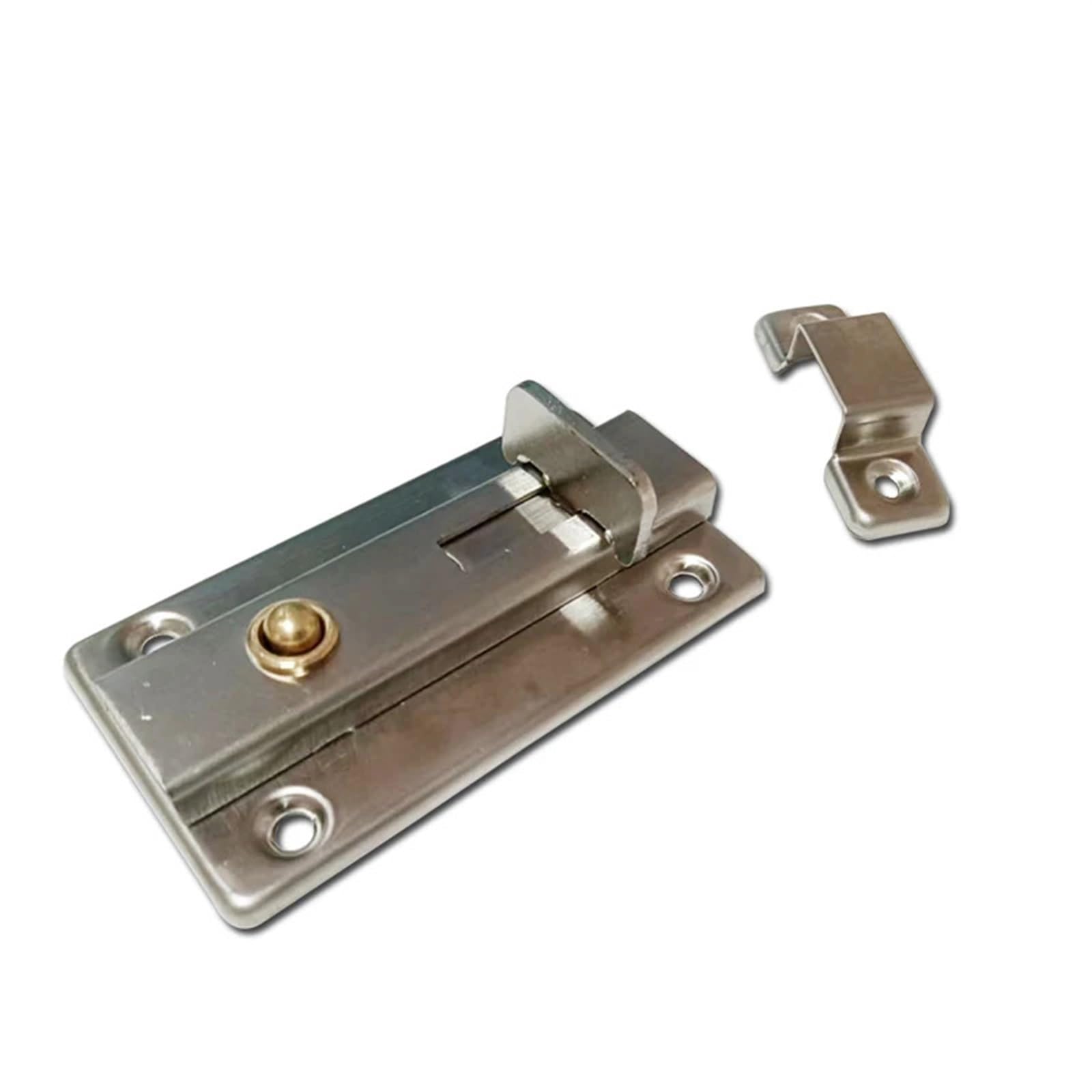 Verrou de porte 7.6 cm en acier inoxydable pour fermeture de placard