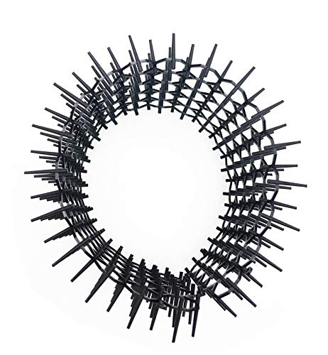 Tapete de plástico para gatos Scat Spike Keep cat away 6,5' Preto 1 peça