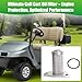Podoy Golf Cart Oil Filter Compatible with EZGO TXT Medalist 4 Cycle 295/350CC Rep 26591G01 with O Ring