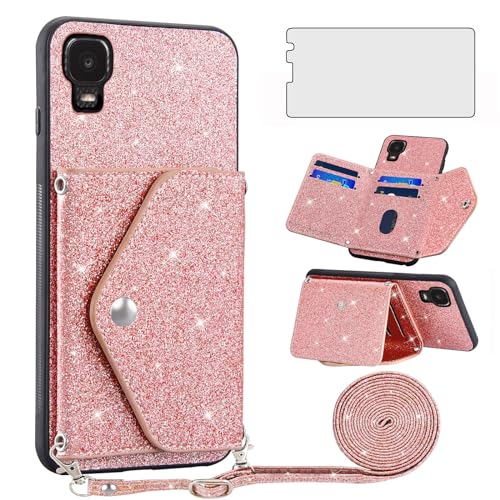 Coque TCL A30 incassable rose et protection écran pour éviter les rayures
