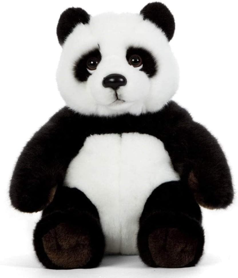 Living Nature Soft Toy - Sitting Panda (23cm)