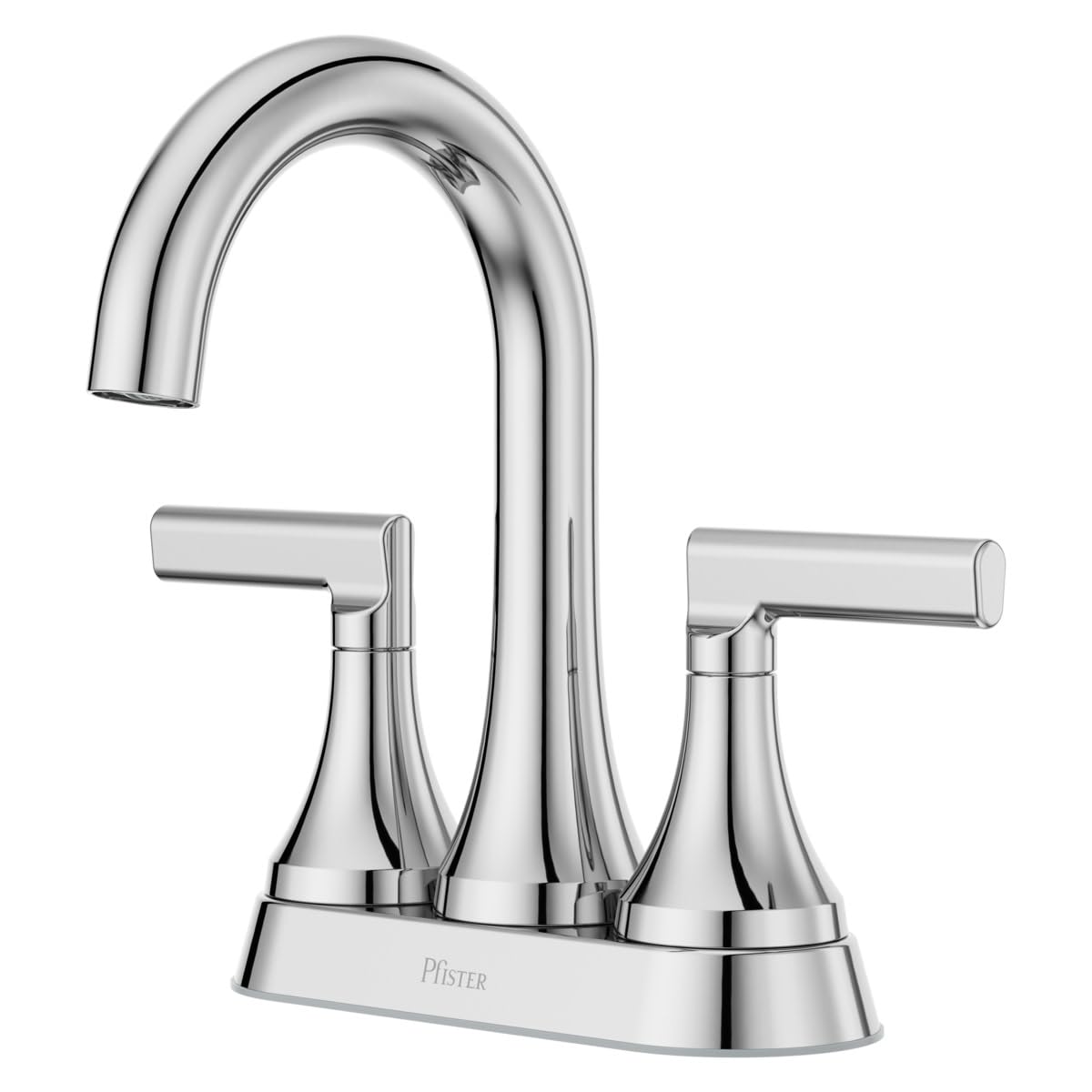 Vedra Bathroom Sink Faucet, 4-Inch Centerset, 2-Handle, 3-Hole, Polished Chrome Finish, LF048VEDC