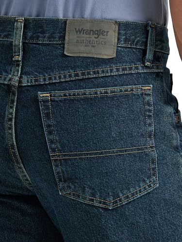 Image of Wrangler Men's Loose Fit Cotton Jeans (Grey, Vintage Stonewash)