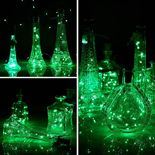 Image of Lexton Cork Light | Bottle Light | Copper String Light | Cork String Light | for Valentine's Day, Room decor, Birthdays, Party,Diwali | Green, Pack of 1