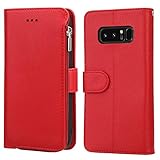 [Standfunktion] Diese Samsung Galaxy Note 8 Tasche Hülle hintere Abdeckung kann als Ständer gefaltet werden, sodass du freihändig Videos ansehen oder das Handy nutzen kannst. Außerdem sorgt es für den optimalen Komfort und Blickwinkel.