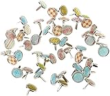 Material: Metall, Kunststoff N-K 50 stücke/stück Metall Splint Blut Papier Verschluss Scrapbooking DIY Craft Nützlich und praktisch