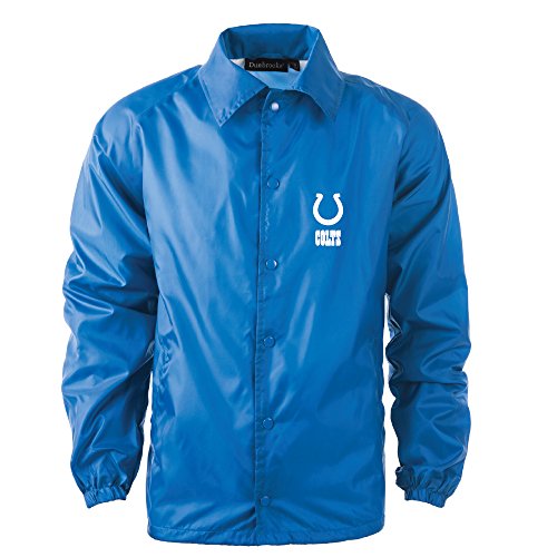 Image of Men's Royal Buffalo Bills Coaches Classic Raglan Full-Snap Windbreaker Jacket