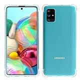 Migeec Coque Samsung Galaxy A71 - Souple TPU Silicone [Shock-Absorption] Ultra Mince Étui pour Samsung Galaxy A71