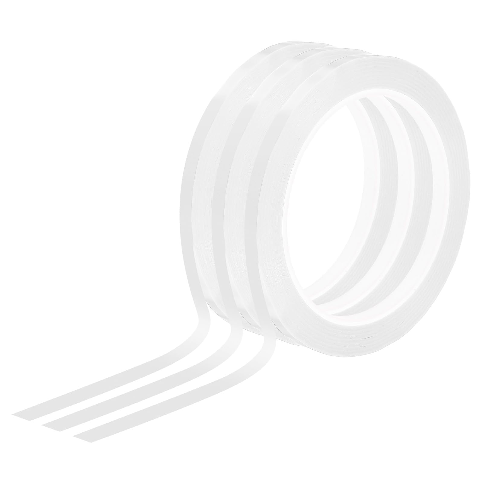 TA-VIGOR Whiteboard Tape 5mm x 66m Self Adhesive White 3 Rolls