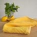 Now Designs Ripple Kitchen Dishcloth Lemon 13 x 13in Set of 4