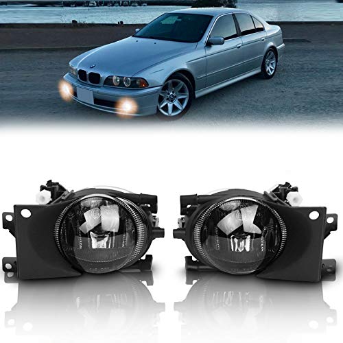 Feux anti-brouillard BMW E39 2000-2004 | Paire de phares fumés pour pare-chocs standard