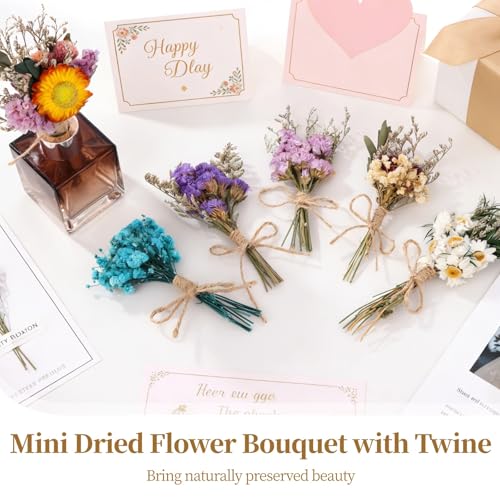 24 Mini Ramos de Flores Secas para Decoración miniatura 3
