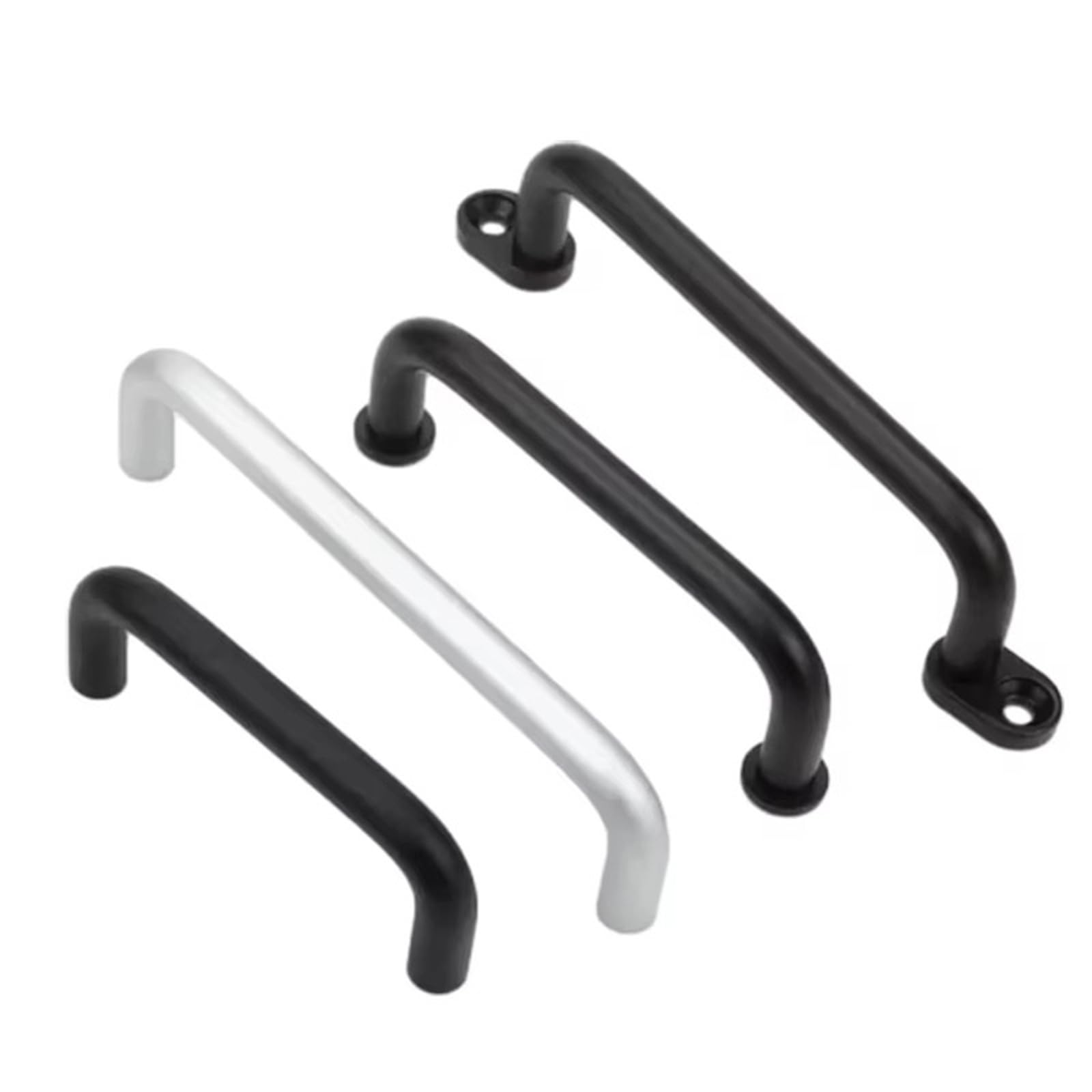 Poignée de meuble mate 120mm ergonomique en aluminium durable
