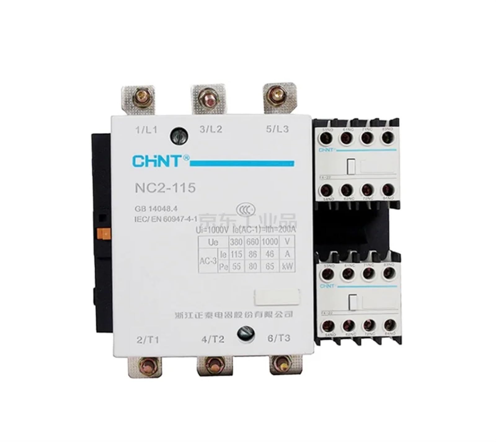 YWZVBSDCS Power Contactor NC2 Series 3P AC contactor NC2-115 110V 127V 220V 380V