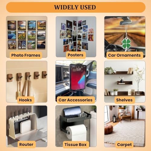 Made with 468MP Extra-Thin Double-Sided Transfer Tape, Transparent, for Electronics, LCDs, DIY, Cell Phones, touchscreens, and 3D Printers. (9mmx10 Meter)