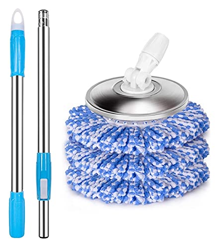 Mop de nettoyage rotatif 360 avec têtes interchangeables