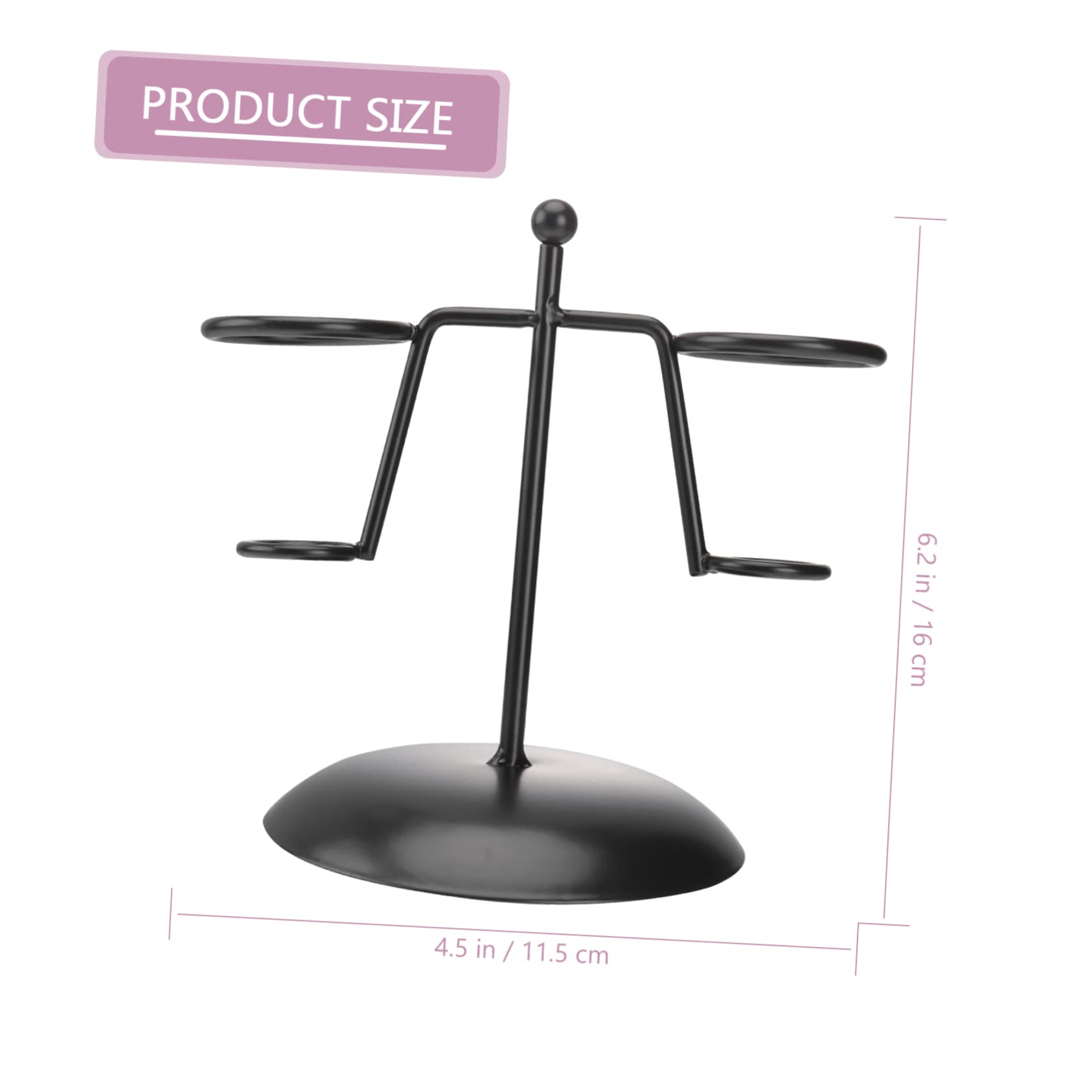 Hemoton 2 Pcs Ice Cream Stand Dessert Display Stand Cone Stand Food Server Cone Holder Ice Cream Holder Kitchen Gadget Cone Rack Iron Art Stand Simple Display Rack Food Display Rack
