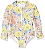 Seafolly Girls' Long Sleeve One Piece Swimsuit, Sunshine Days Multi, 3