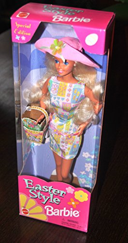 Muñeca Barbie Easter Style Mattel 1997 miniatura 2