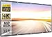 Projector Screen, White Projector Screen, 16:9 No Crease Home Theater Foldable Projection Screen 60