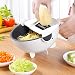 Cortador de Verduras y Rallador, 9 en 1 Mandolina Rebanadora Rallador de...