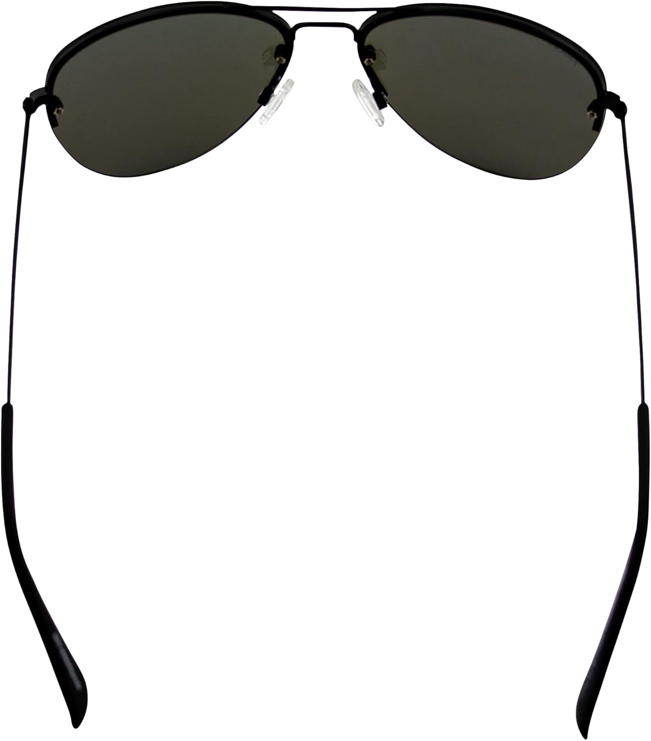 Epoch EyewearEmerson Motorcycle Riding Sunglasses Black Frame with Polarized Blue Mirror Lens