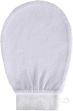 Exfoliating Glove, Moroccan Kessa Scrub Exfoliating Gloves, Premium Scrub Wash Mitt Body Skincare at Home Shower or Bath