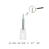 Vista 75 de Tools DLC Series Carburo Square End Mill, Diamond Like Coating, Molino de extremo para aluminio, cobre, aleaciones de magnesio, aluminio de alto