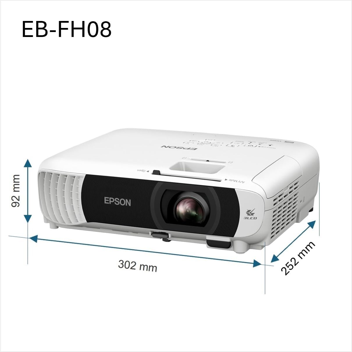 Le EB-FH18 est un projecteur à lampe Full HD abordable avec 2 ports HDMI, du Wi-Fi et de la compatibilité avec Apple AirPlay 2, offrant une taille d’image jusqu’à 7,72 m et 4 100 lumens de luminosité.