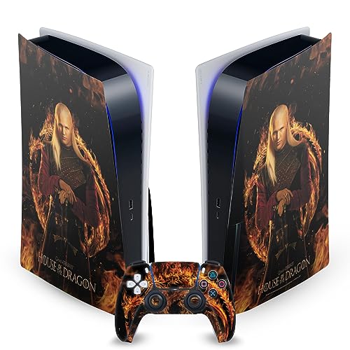 Skin PS5 disque vinyle House of the Dragon autocollant console et manette