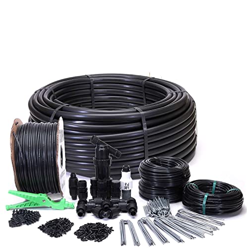 Dripworks Premium Garden Bed Irrigation Kit for Watering Plants in Raised Garden Bed - Waters Upto 18 Beds (4'x8') | Agricultural Grade Components | Trusted Brand Since 1991