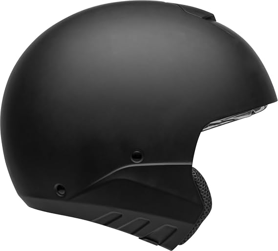 Bell - BROOZER SOLID ECE Helmets - Adult Unisex - protective gear, bike helmet, street helmet, street protective helmet, Matte Black , S