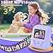 Okaloka Kids Instant Print Camera Toys,1080P HD Toddler Digital Video Camera,Christmas Birthday Gifts for Girls Boys Age 3-12 Year Old - 32G SD Card Included (Purple)