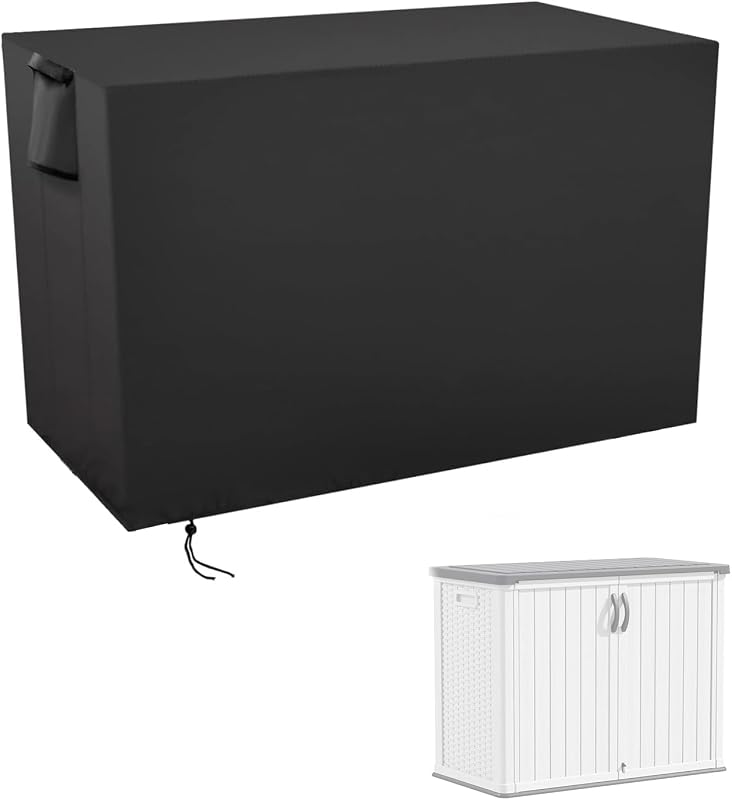 Storage Sheds Cover Fit for Devoko Outdoor Storage Cabinet | Waterproof Storage Box Storage Cabinet Cover- 48"L x 26"W x 37"H