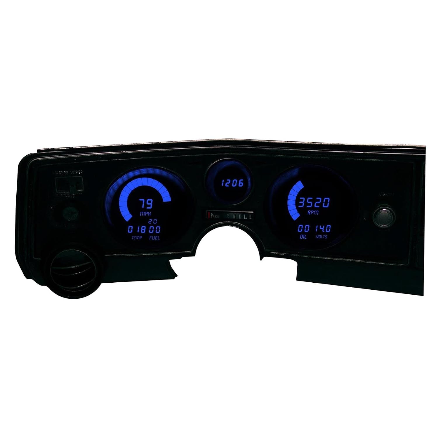 LED Digital Replacement Gauge Panel (69 Chevelle) Direct Replacement Digital Cluster