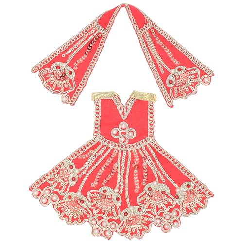 Set de 2 Vestidos Durga Devi para Estatua de Diosa miniatura 3