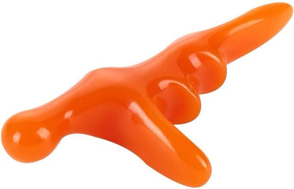 Resin beeswax thumb massage cone, used for leg, foot and body acupoint massager, triangle trigger point meridian massager. The trigger point massage tool can relieve muscle pain and fatigue.: Health & Personal Care