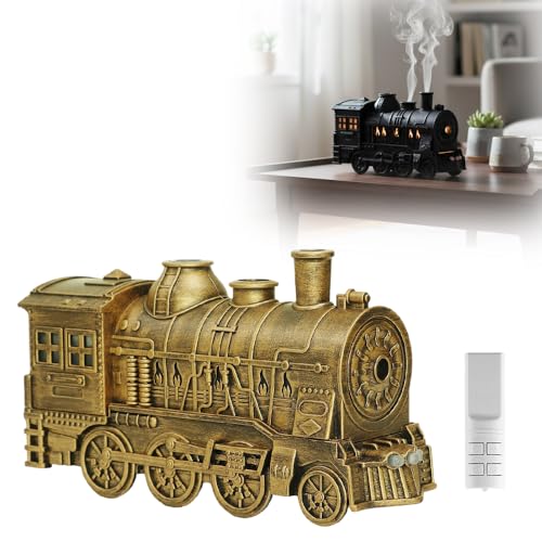 300ml Vintage Steam Train Aromatherapy Humidifier, 2026 New Christmas Train